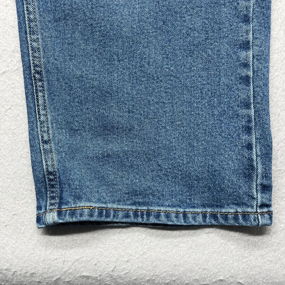 Levi's 505 Regular Mens Straight Leg Jeans Blue Denim Size 42x30 Casual Workwear